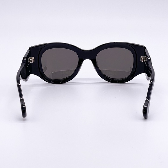 NEW BALENCIAGA BB0070S 006 OVERSIZED BLACK WOMEN SUNGLASSES BALENCIAGA - Picture 11 of 14